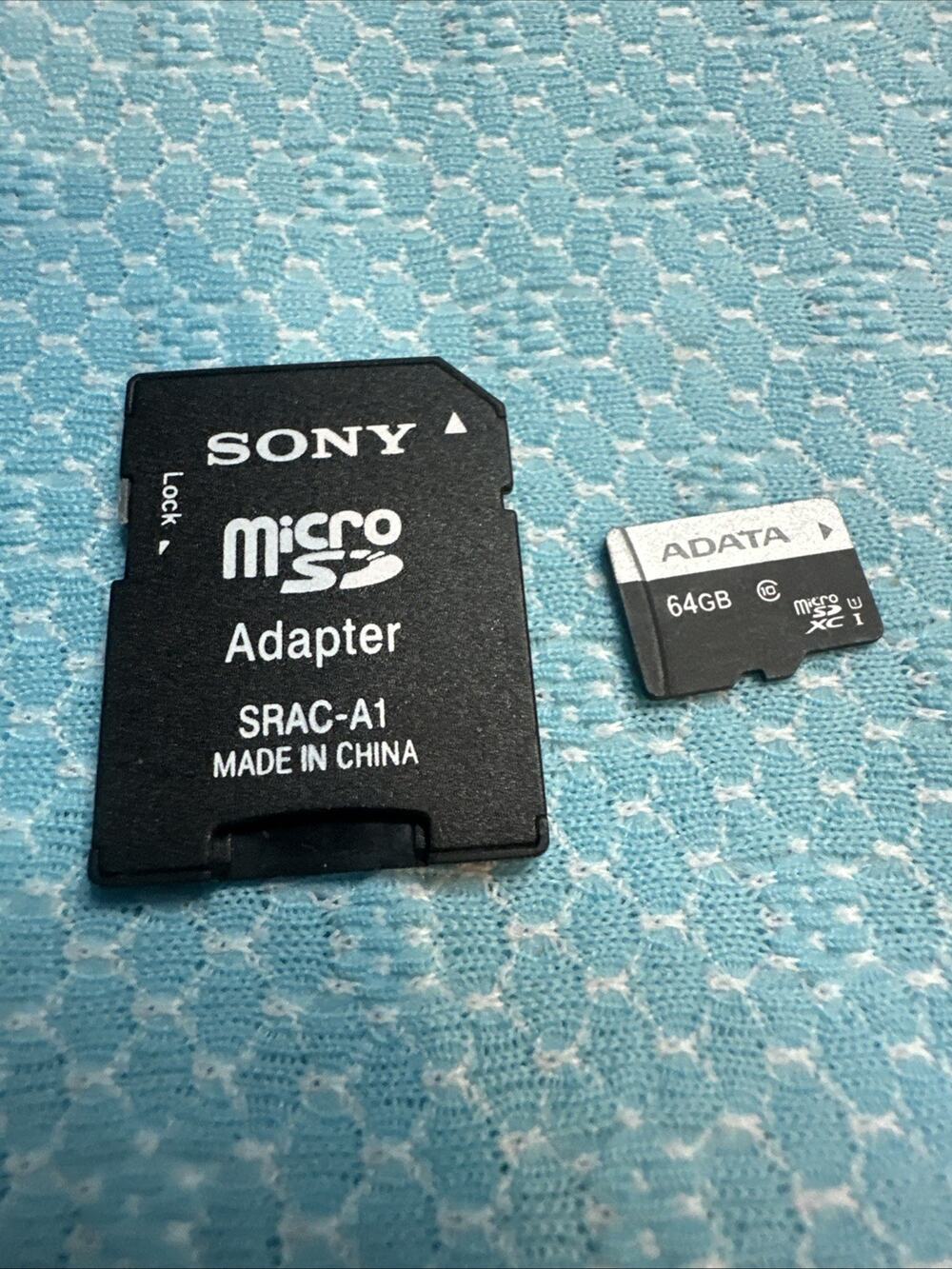SanDisk 64GB Micro SD Memory Card w Adapter